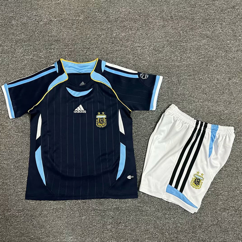 2006 Argentina away retro kid kit