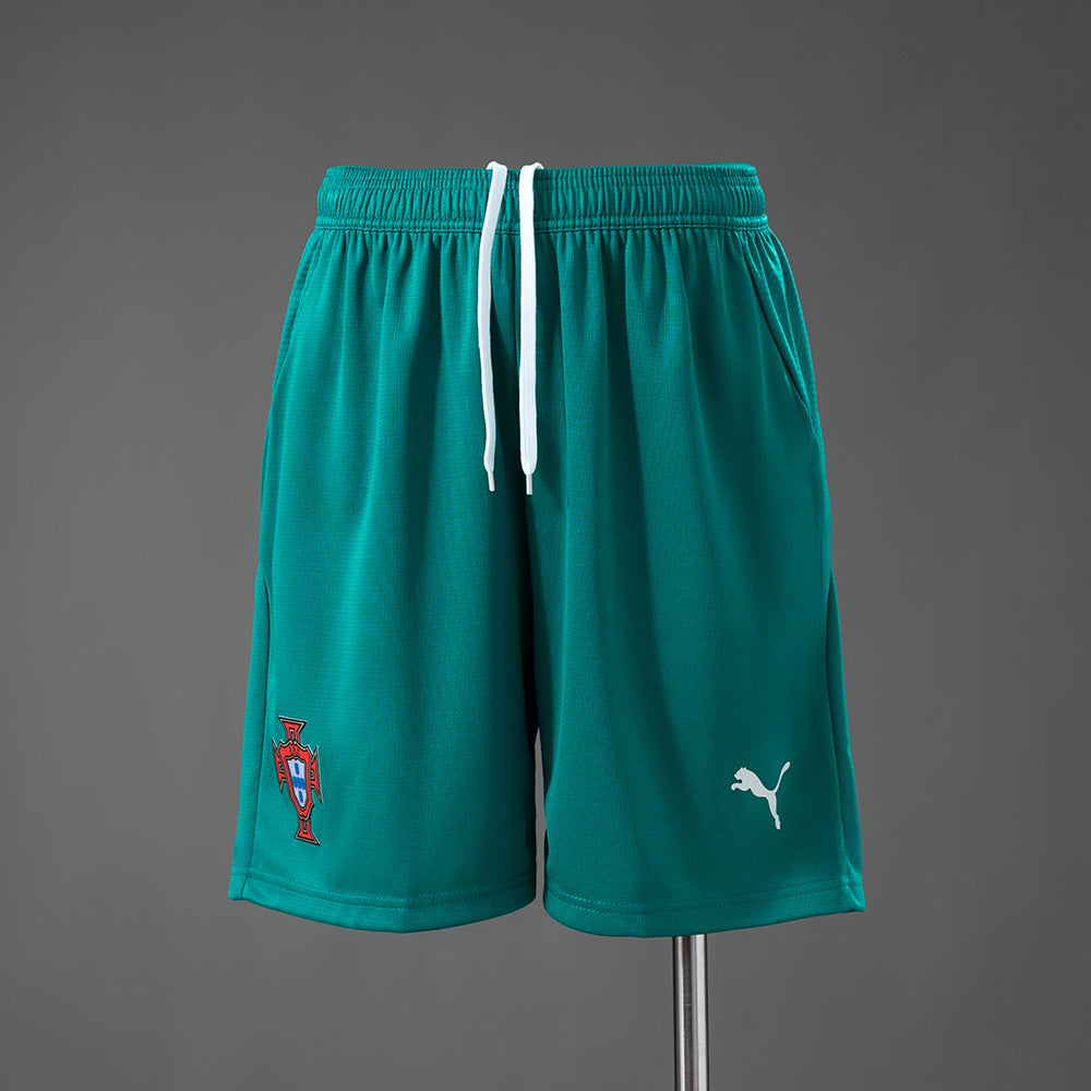 Pantalon Corto de Futbol #Portugal 2026 Home Shorts - Green S-XXL — Minkang