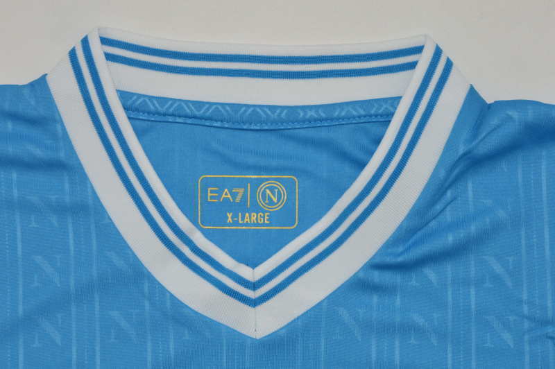 Naples Napoli 2025/26 home UCL Version size S-4XL