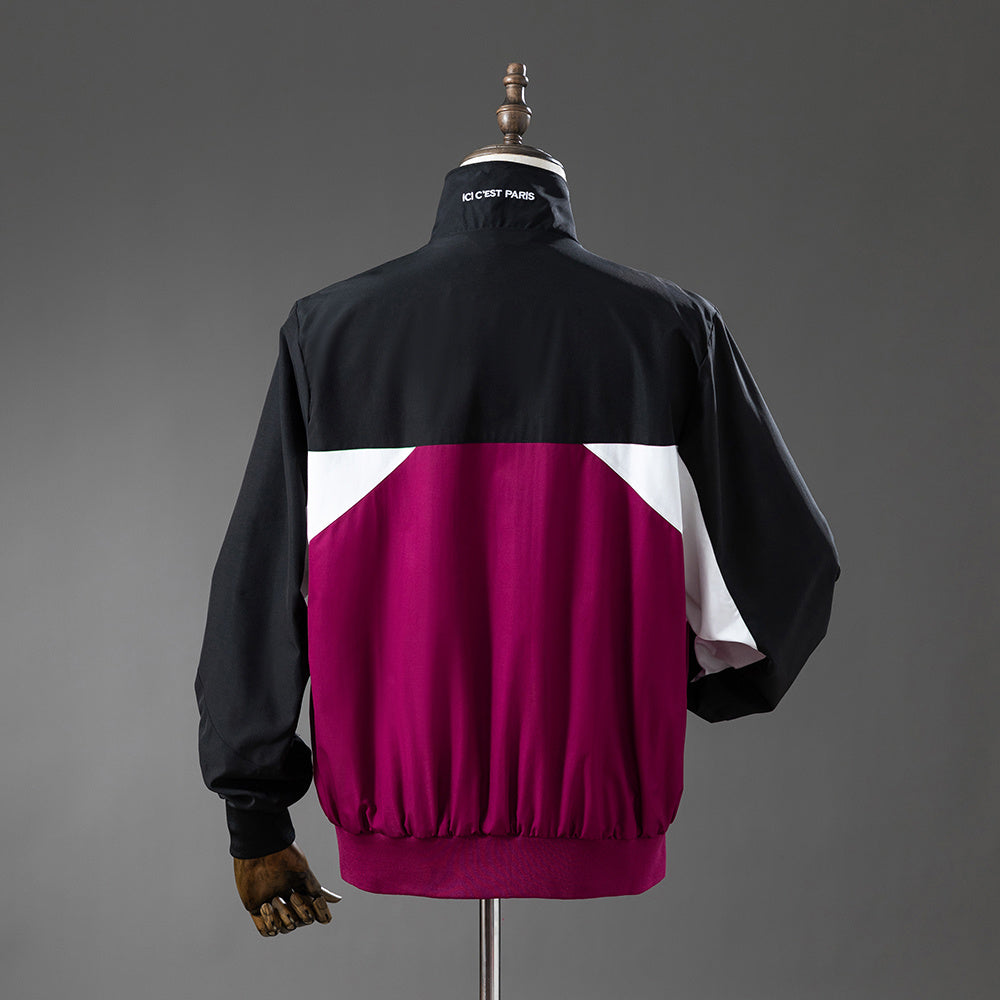 PSG Collaboration Windbreaker - Black &amp; Psychedelic Purple S-XXL