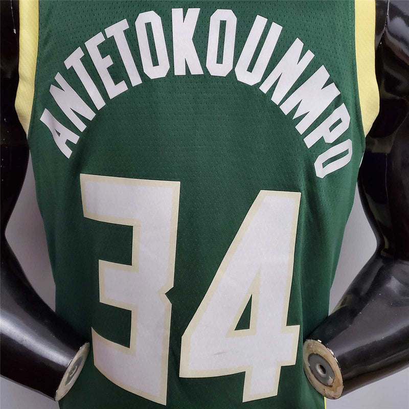 Antetokounmpo#34 Bucks Fruit Green