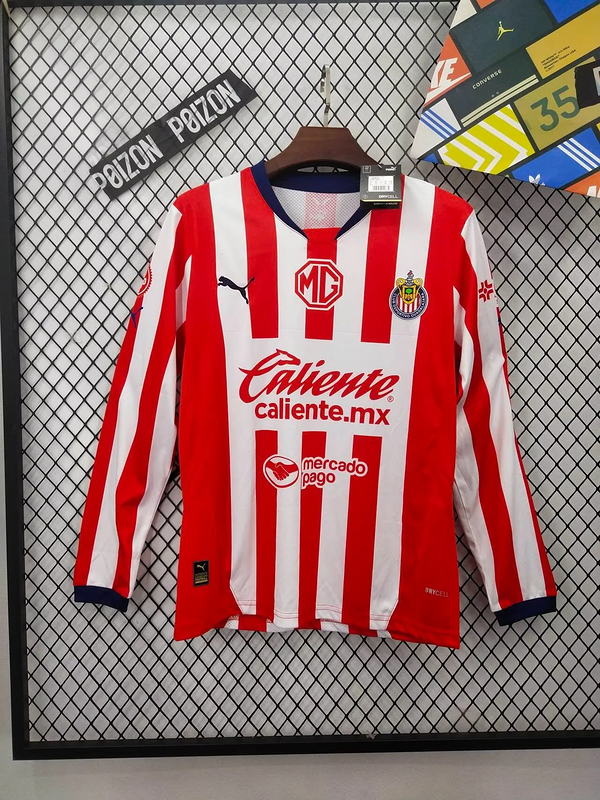 24-25 Chivas home long sleeve jersey