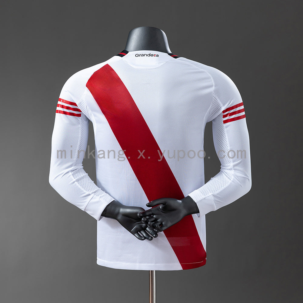 River Plate 25/26 Player Version Home Long Sleeve Jersey S-4XL
