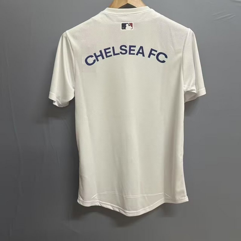 25-25 CHE white baseball jersey