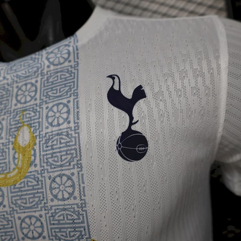 25-26 Tottenham Hotspur White Gold Snake Edition Jersey Player Version