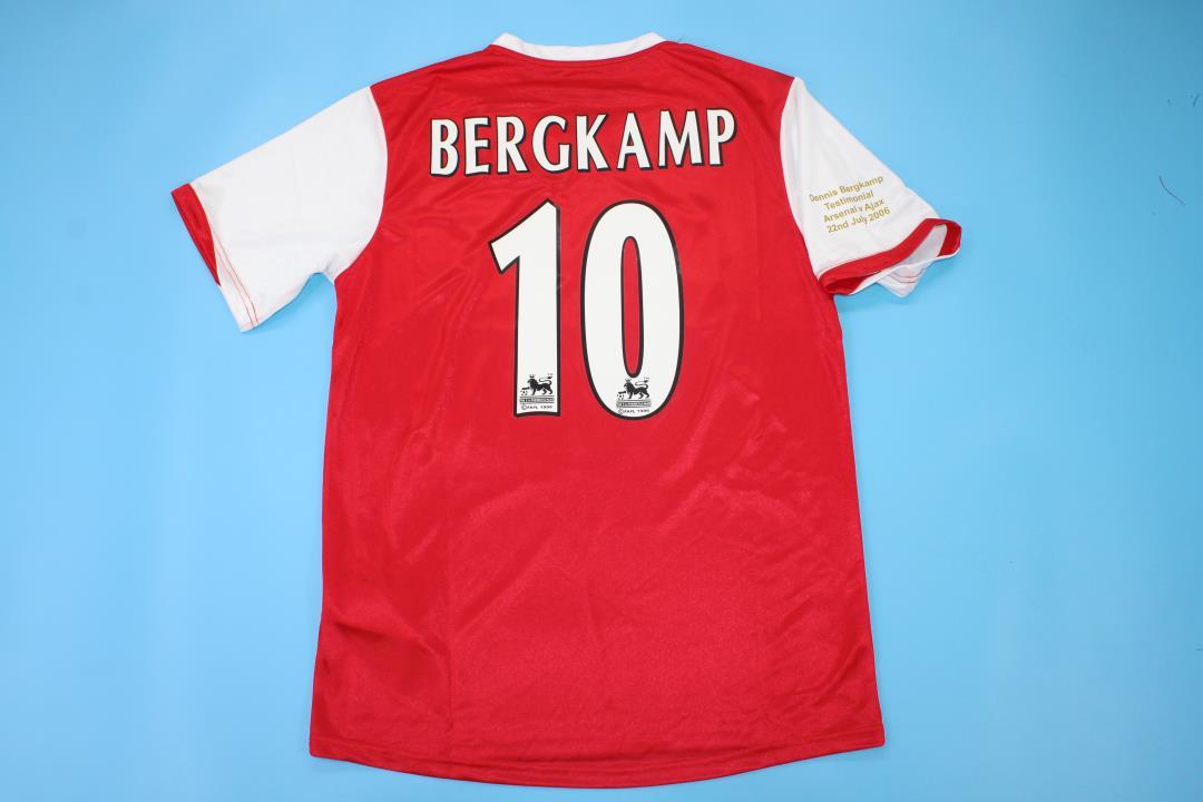 ARSENAL 06 TESTIMONIAL BERGKAMP — Club Retro