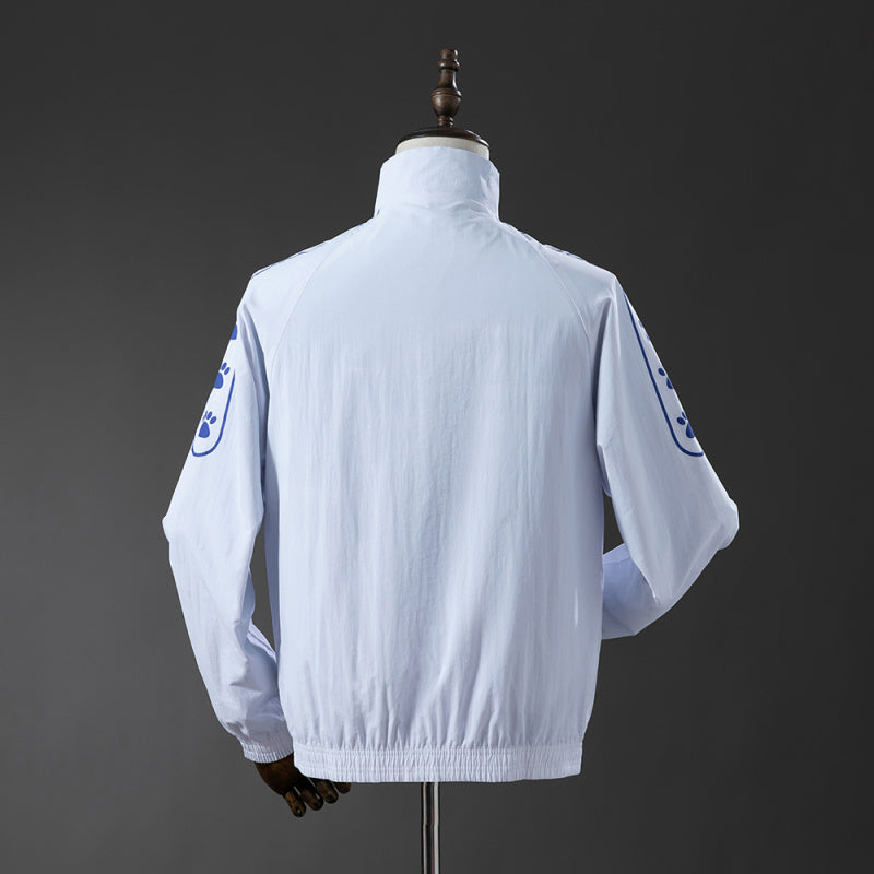 Real Madrid 2025/26 White and Purple Reversible Windbreaker