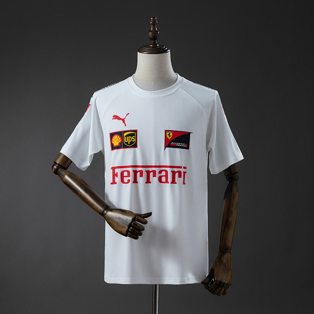 Ferrari F1 2025 White T-shirt S-3XL