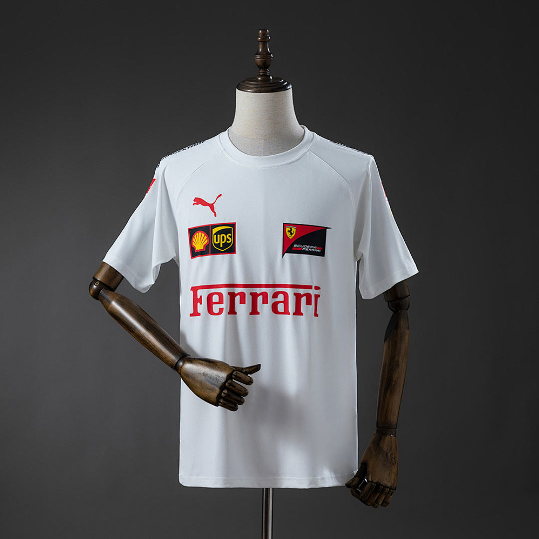 Ferrari F1 2025 White T-shirt S-3XL
