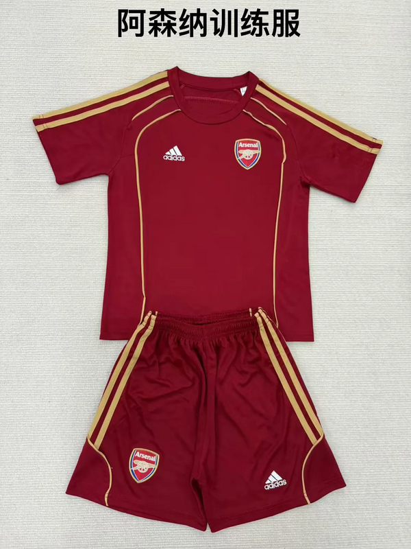 25-26 Arsenal Red Training kid kit