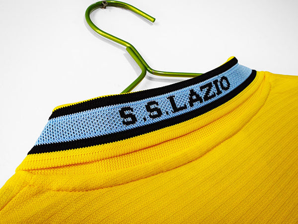 98-99 Lazio yellow retro jersey