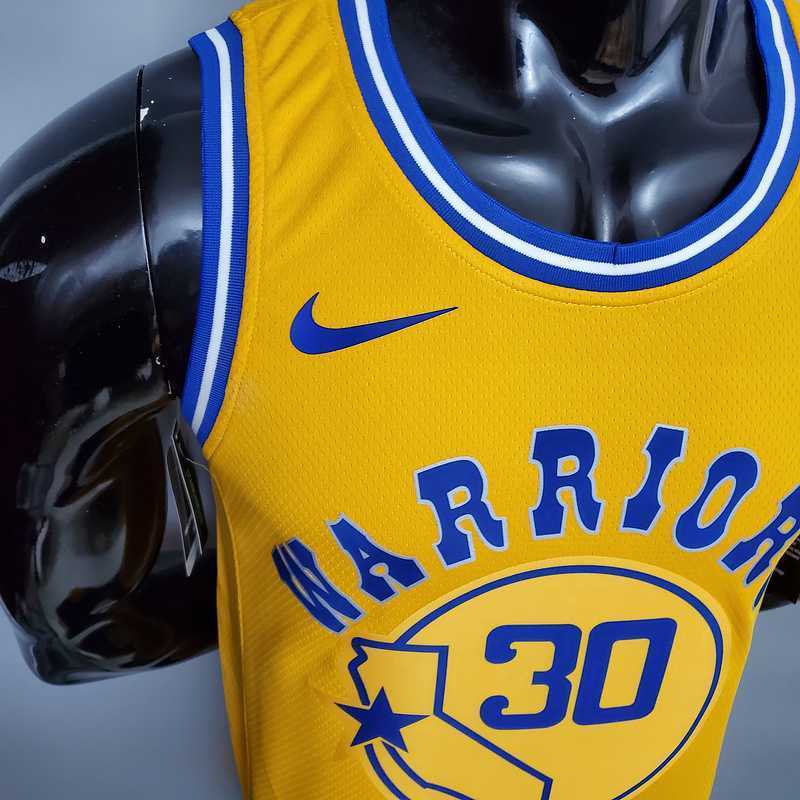 Retro version CURRY#30 Golden State Warriors yellow