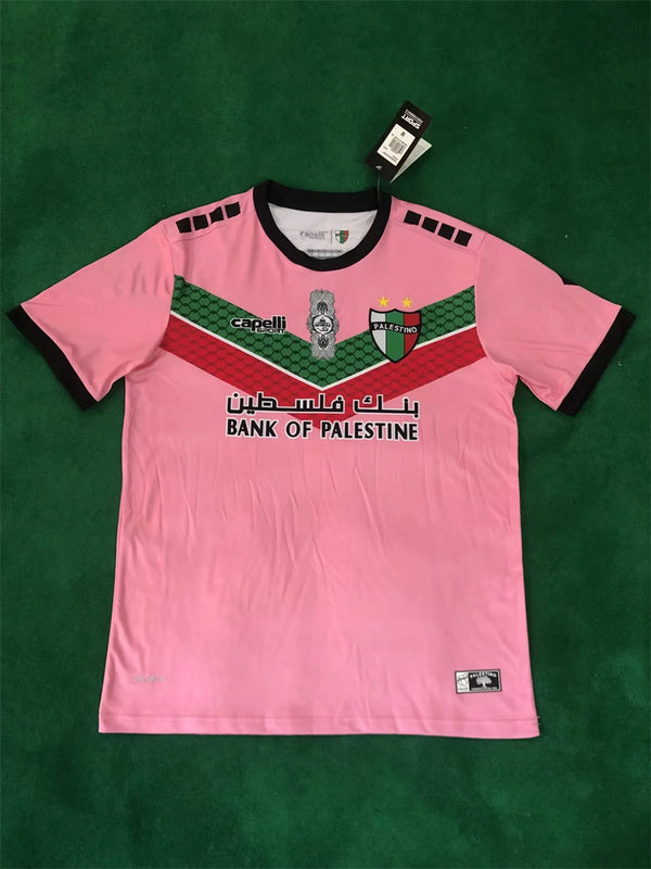 23-24 Palestino fourth pink soccer jersey