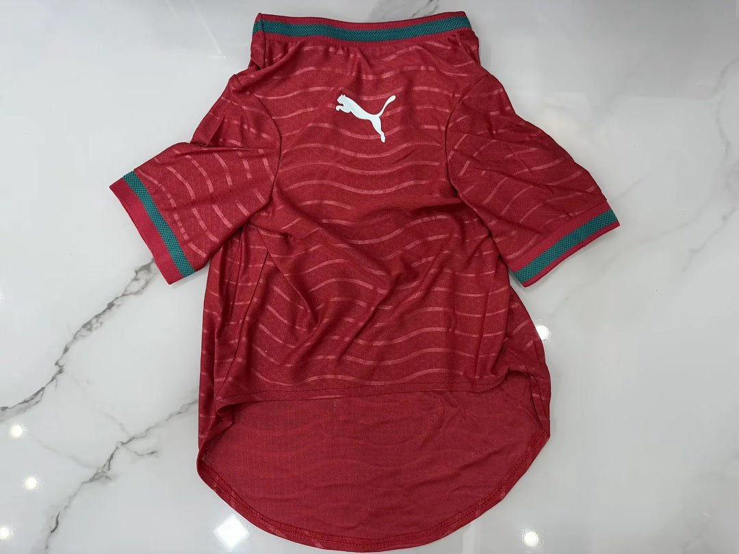 Portugal 2026 World Cup Home Pet Jersey size XS-XL