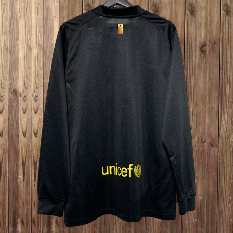 11-12 Barcelona away retro long sleeve jersey
