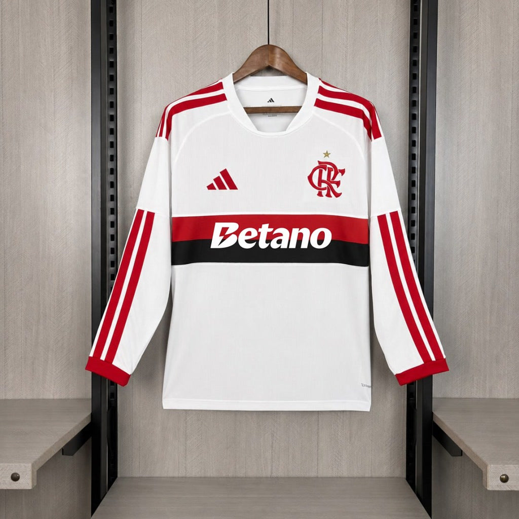 Men's Flamengo 2026/27 Away Long Sleeve Jersey All Sponsors S-4XL