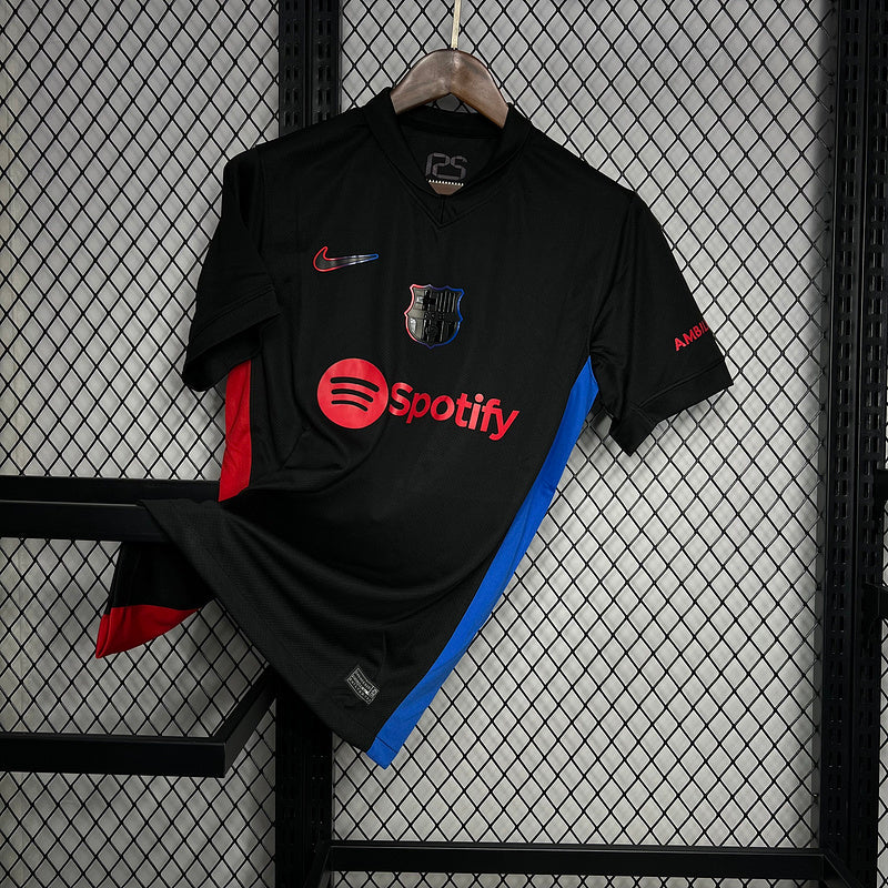 24-25 Barcelona away black jersey