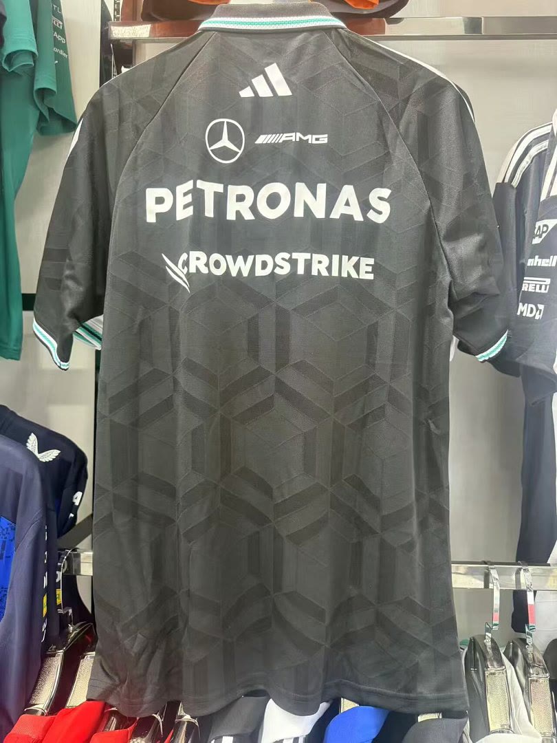Mercedes 2026 Black F1 polo S-5XL
