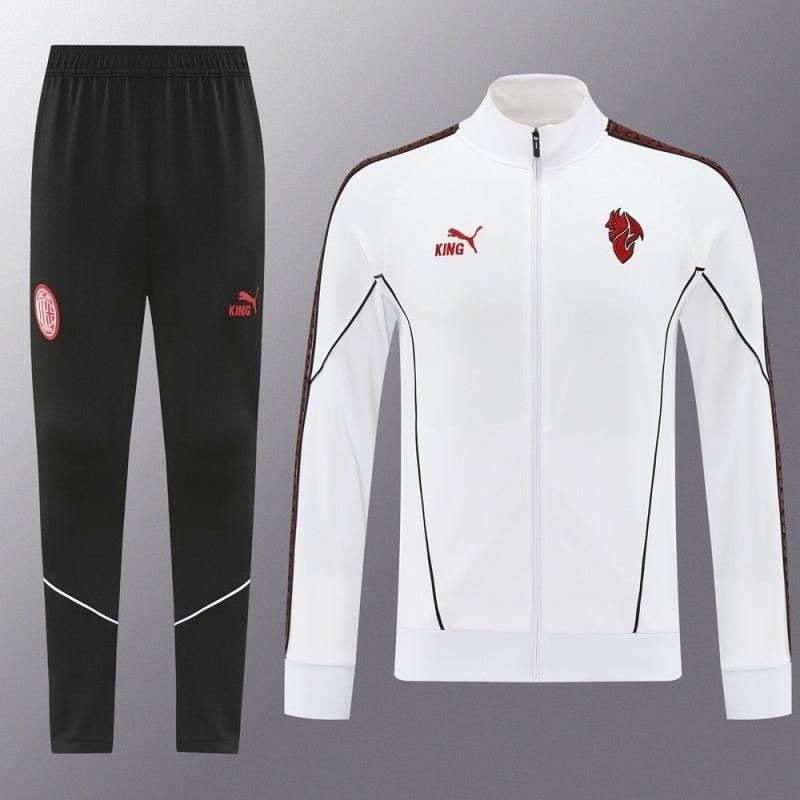 AC Milan 2025/26 White long sleeve Jacket suit S-XXL