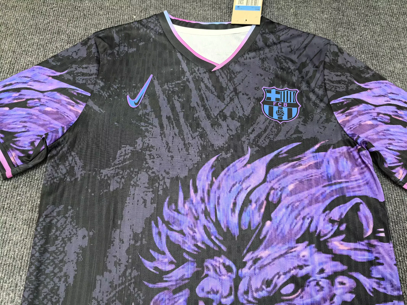 25-26 Barcelona black and purple special jersey