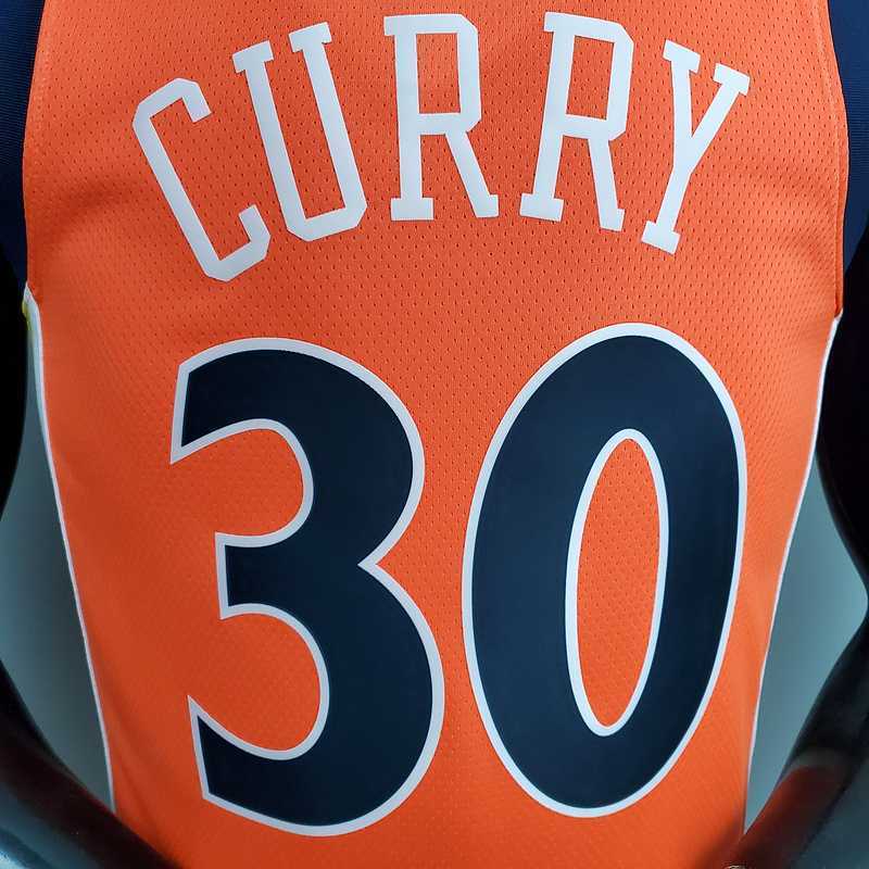 New Warriors CURRY#30 Orange