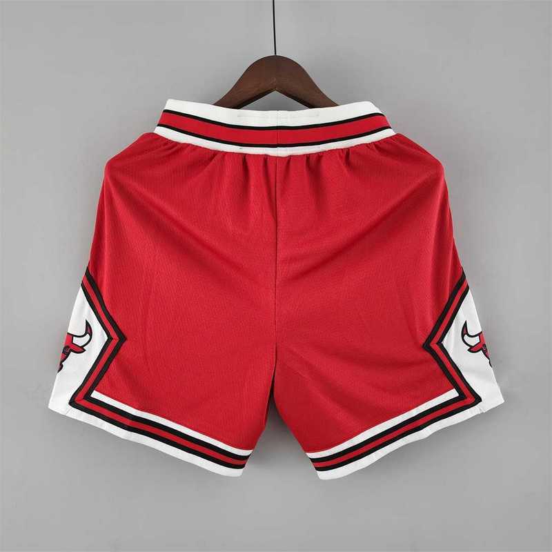 Chicago Bulls red NBA shorts