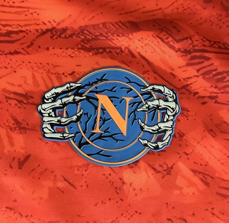 Naples Napoli 2025/26 Halloween version Red soccer Jersey S-4XL