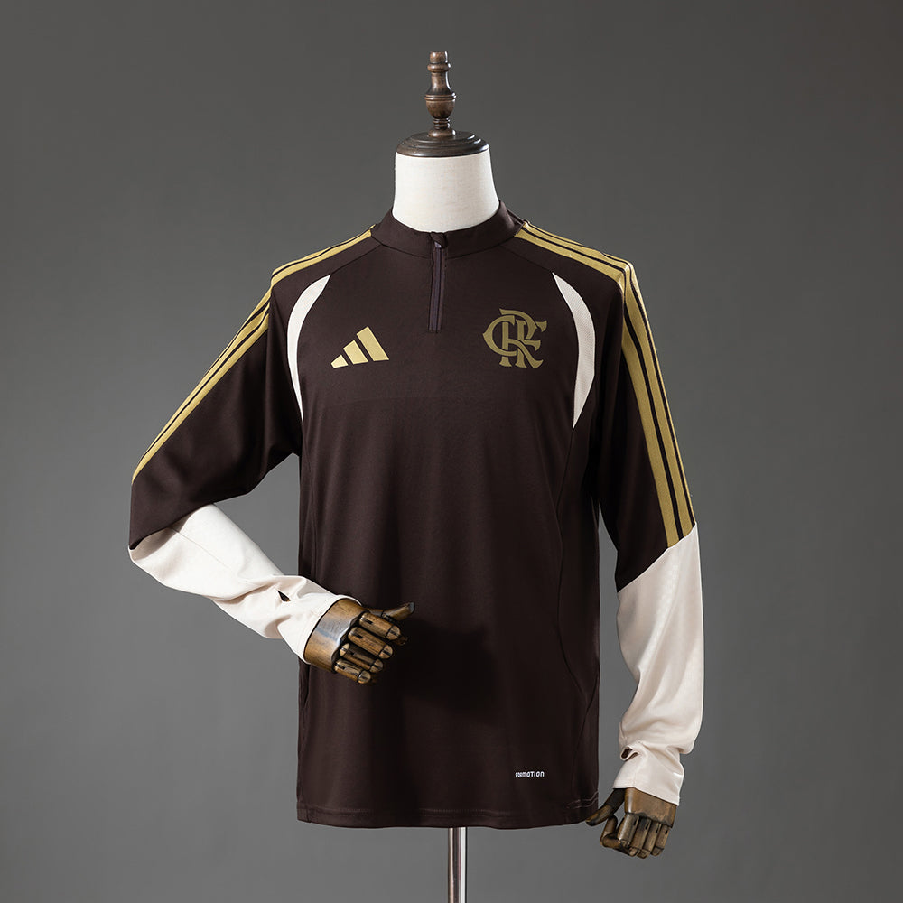 Flamengo 26/27 Long Sleeved Training uniform Brown S-XXL