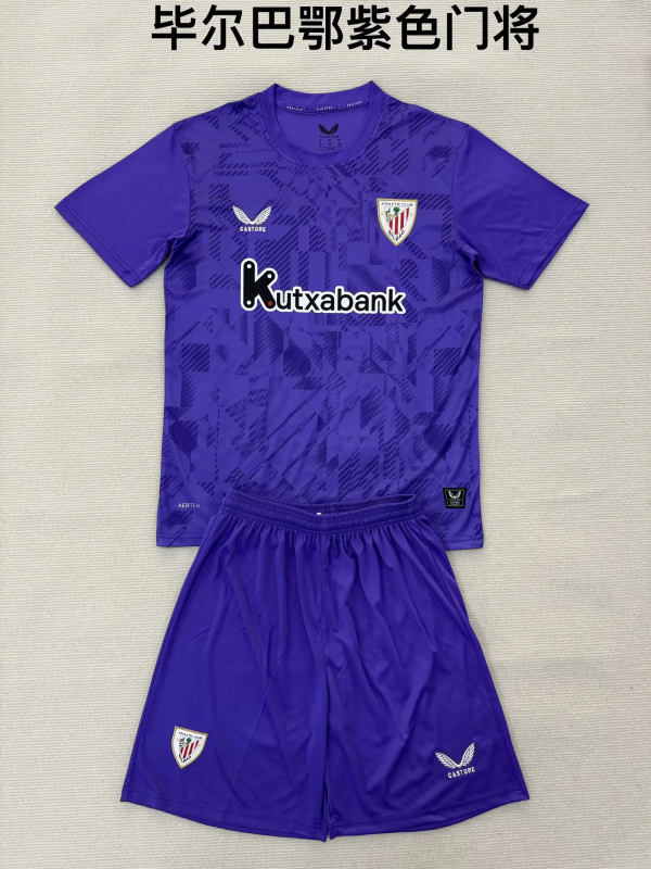 25-26 Bilbao Purple Goalkeeper kid kit