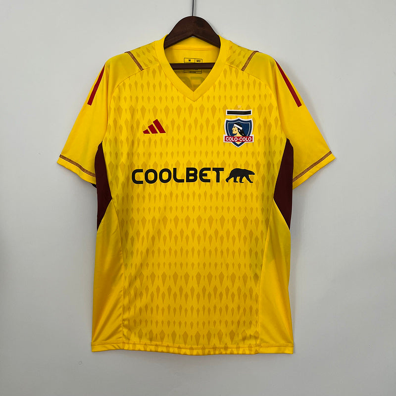 23-24 colo colo yellow goalkeeper jersey