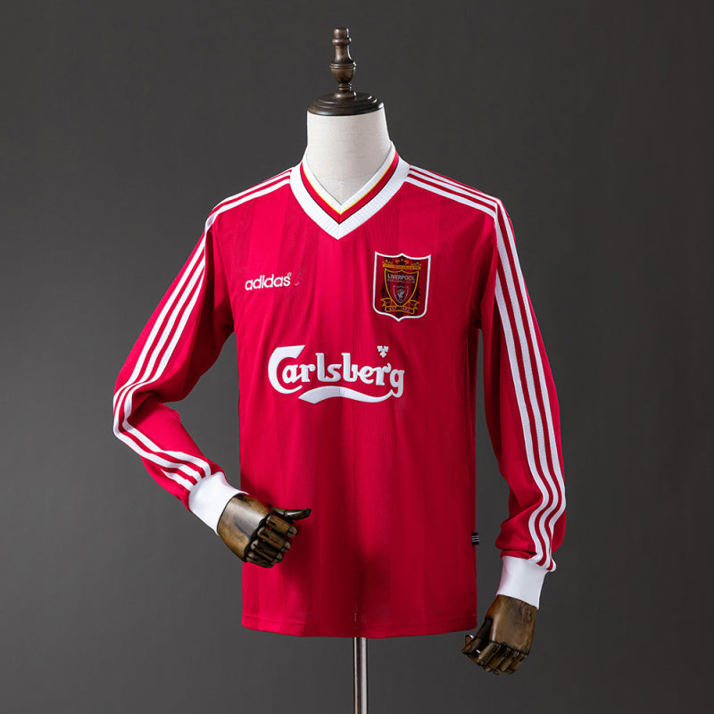 Retro Liverpool 1995/96 Home Long Sleeve Jersey S-XXL
