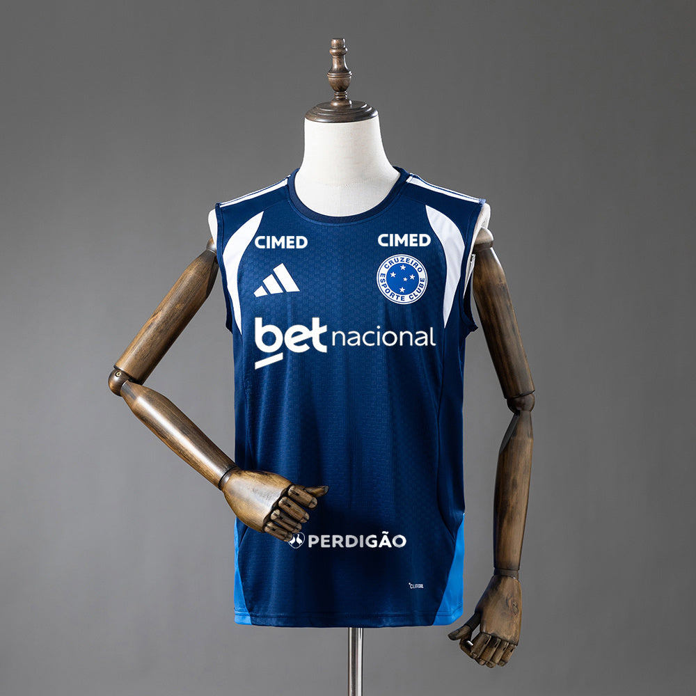 Cruzeiro 26/27 All sponsors Training - Dark Blue Vest Jersey S-4XL