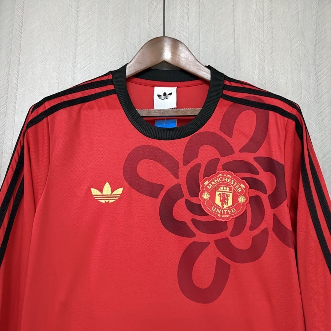 Manchester United 2025/26 Special Edition Red jersey Long Sleeve S-4XL