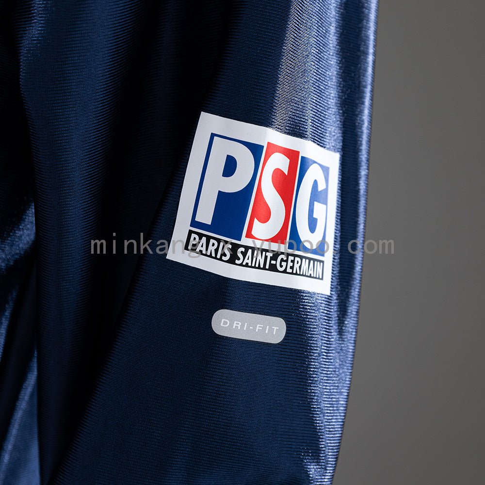 PSG 01/02 Home Long Sleeve Retro Jersey S-XXL