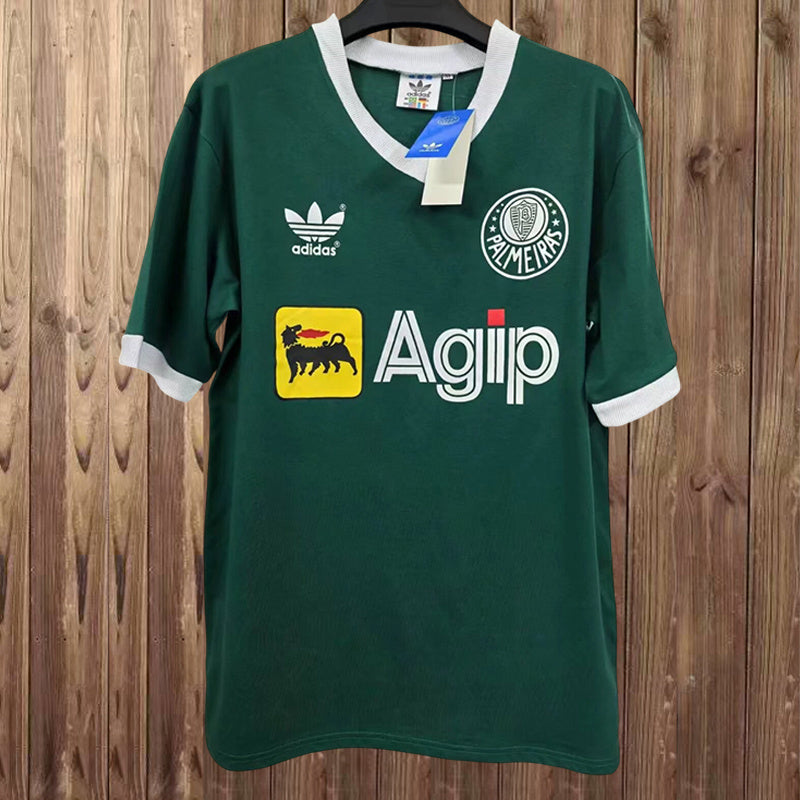 87-88 Palmeiras home green retro jersey