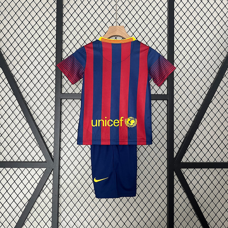 13-14 Barcelona home retro kid kit