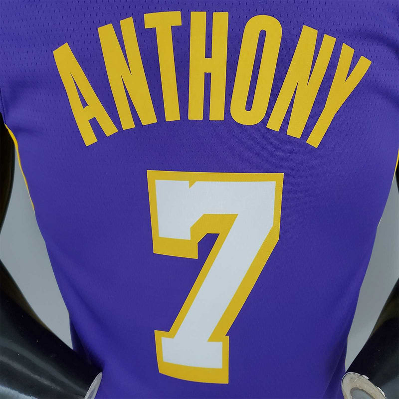 ANTHONY#7 Lakers purple yellow