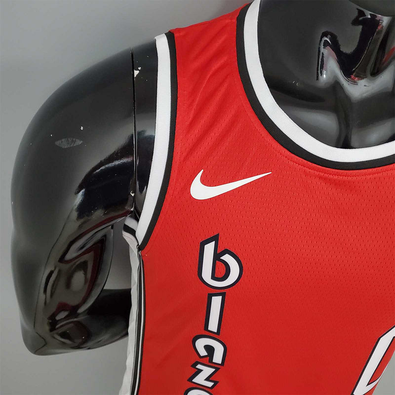 LILLARO#0 Trail Blazers Retro Red