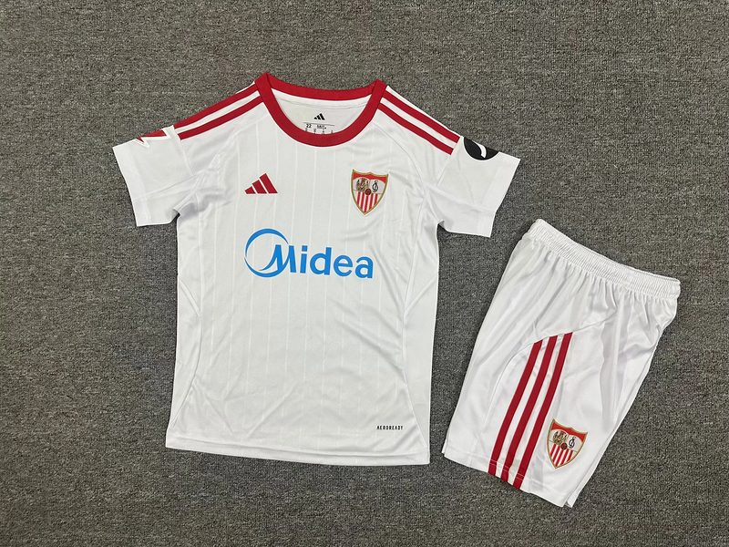 25-26 Sevilla FC home kid kit