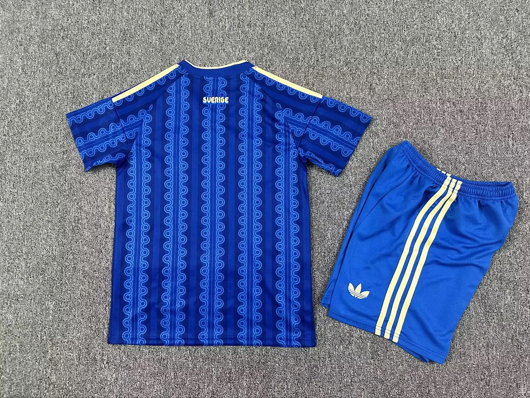 Sweden 2026 World Cup Away Kid kit size 16-28