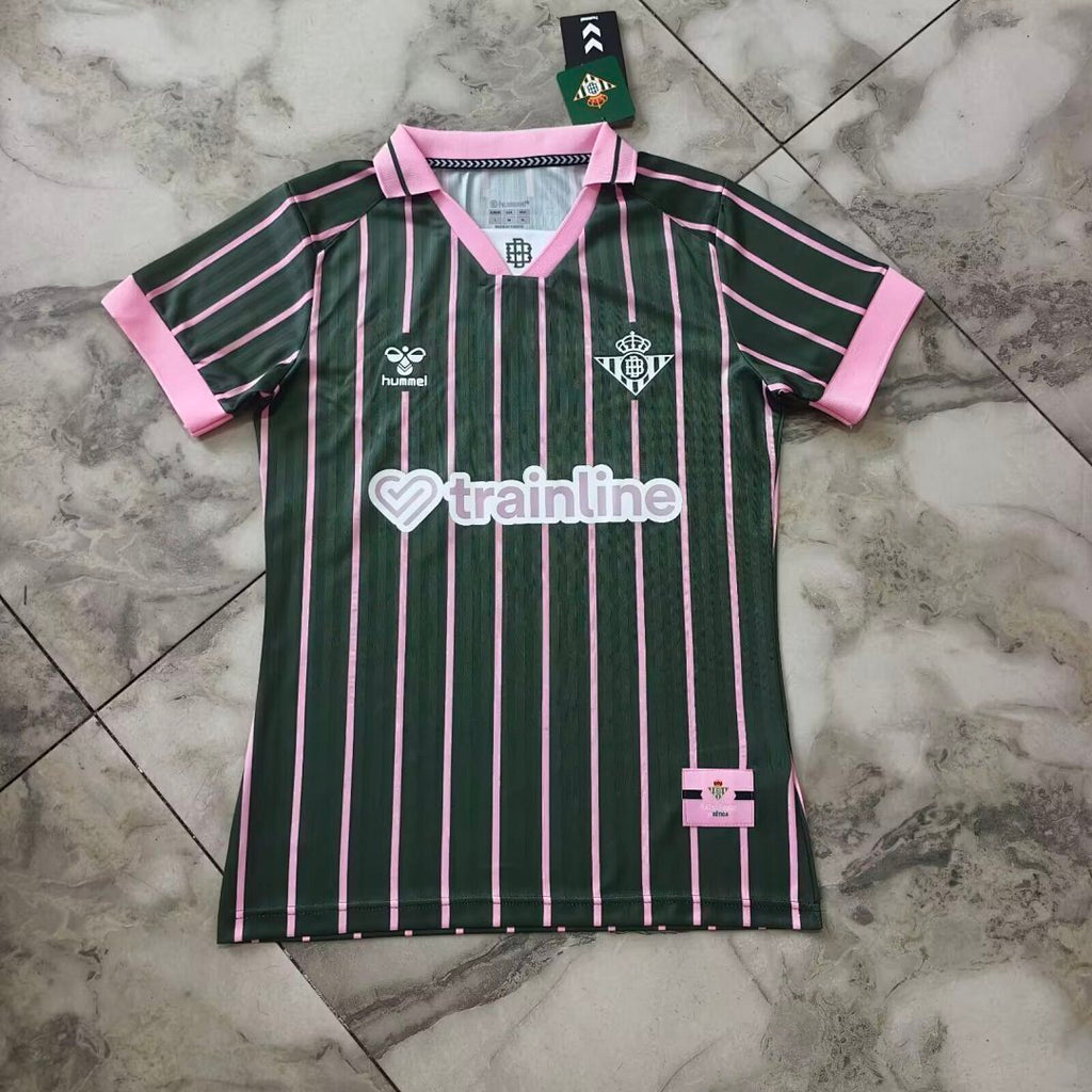 Woman Real Betis 2026/27 Green and Pink Special Edition Soccer jersey