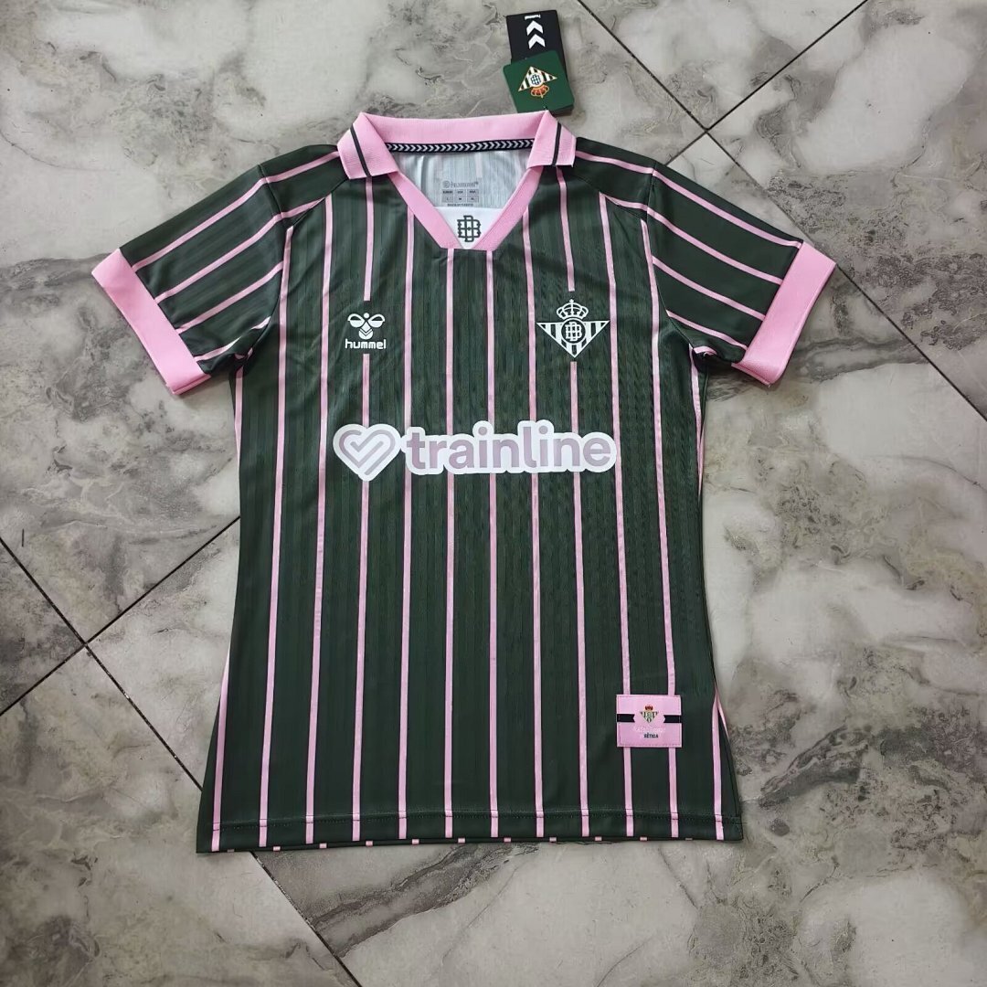 Woman Real Betis 2026/27 Green and Pink Special Edition Soccer jersey