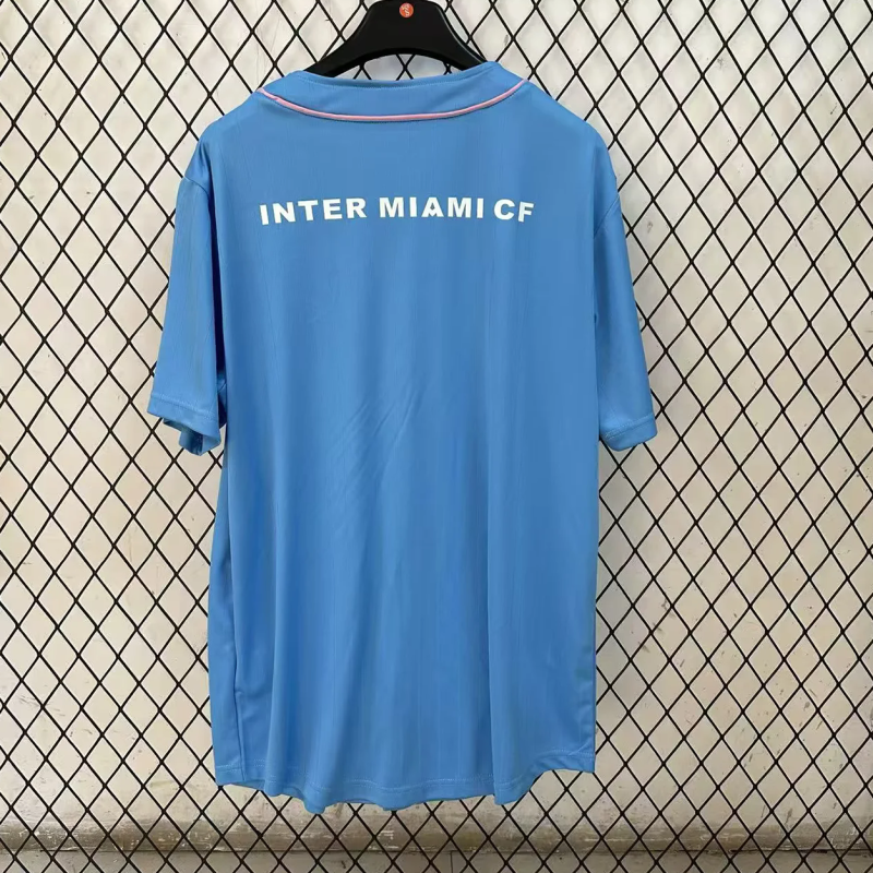 25-26 Miami blue Baseball jersey size S-2XL