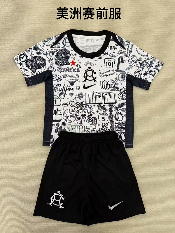 25-26 America black white training kid kit