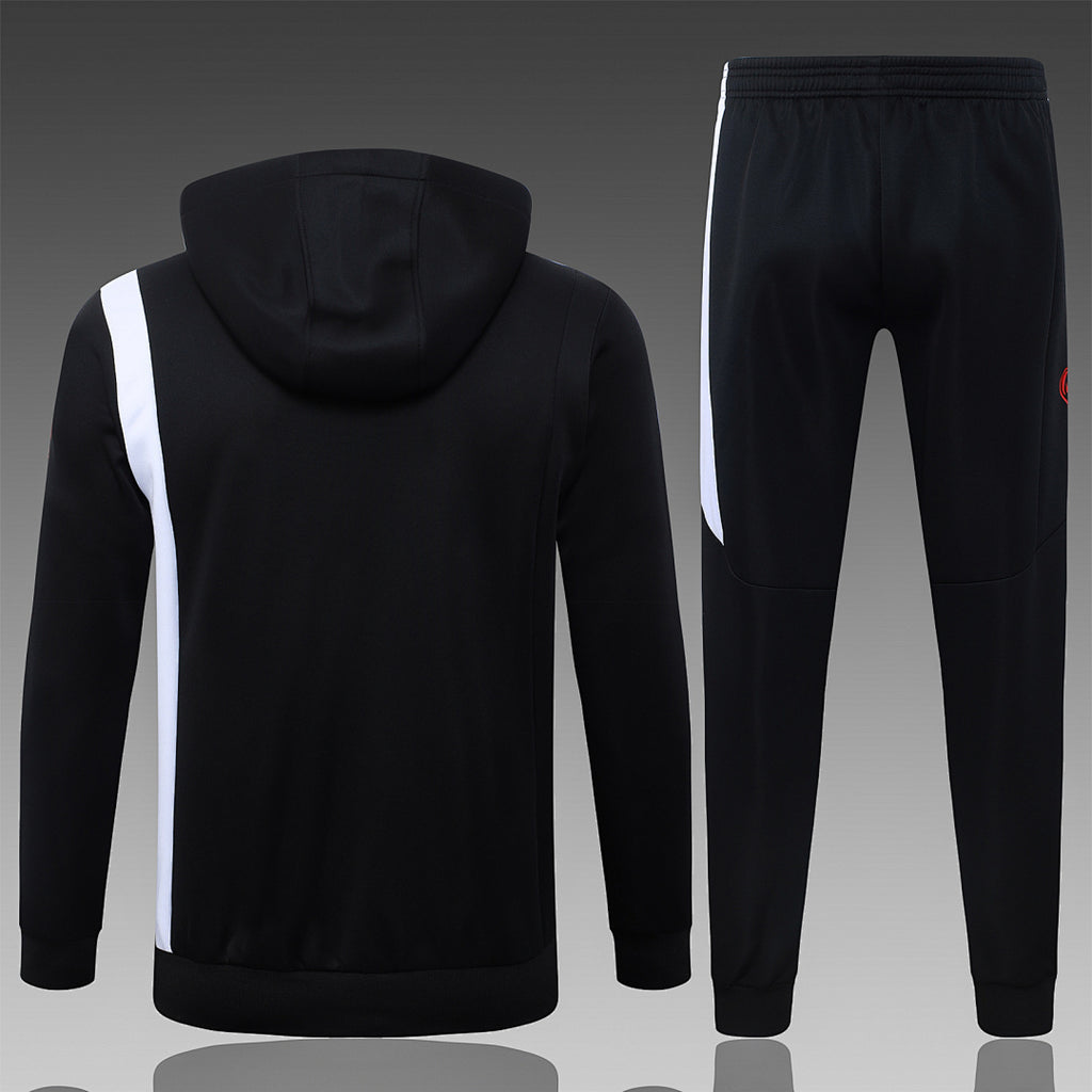 PSG 2025/26 Black Hoodie Suit S-2XL