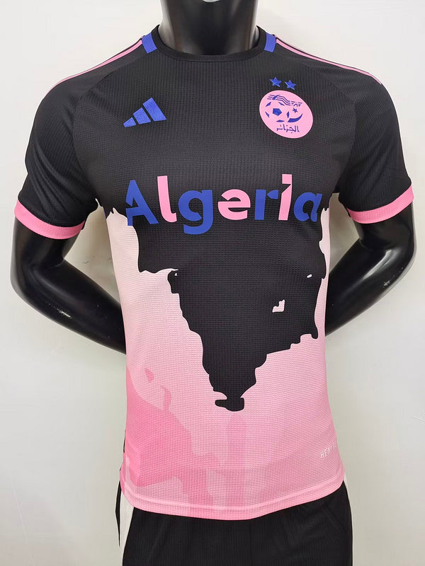 24-25 Algeria pink and black player version jersey