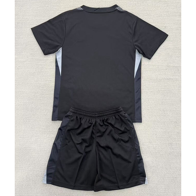 25-26 PSG black goalkeeper kid kit