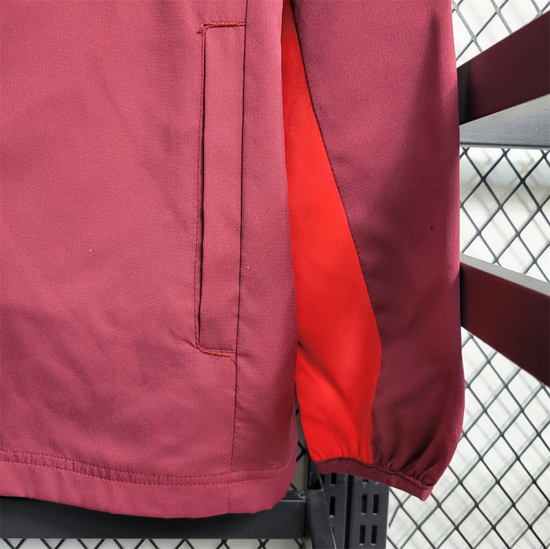 23-24 Windbreaker Barcelona Red