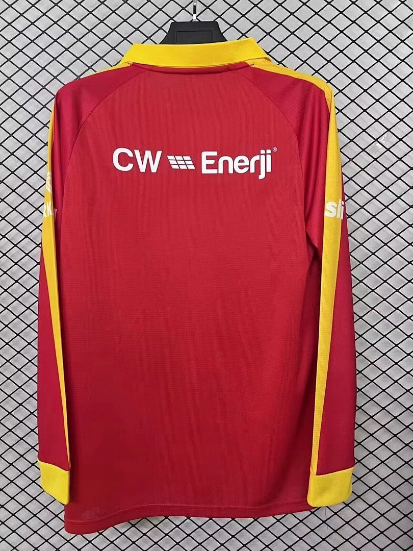 Galatasaray 2026/27 Red long sleeves soccer jersey size S-4XL