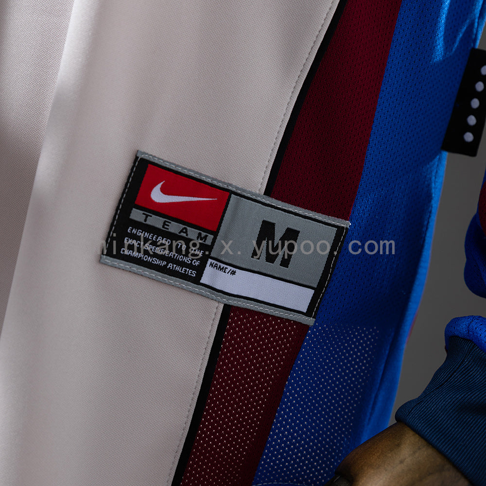 Barcelona 98/99 Away Long Sleeve Retro Jersey S-XXL